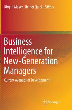 Couverture de l’ouvrage Business Intelligence for New-Generation Managers