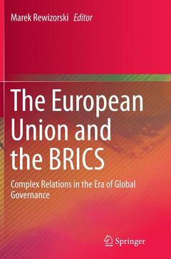 Couverture de l’ouvrage The European Union and the BRICS