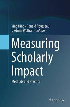 Cover of the book Measuring Scholarly Impact