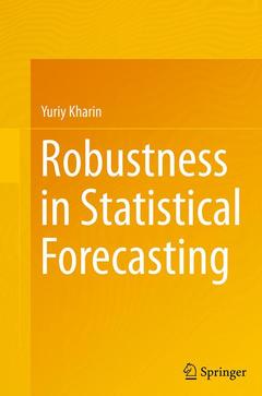 Couverture de l’ouvrage Robustness in Statistical Forecasting
