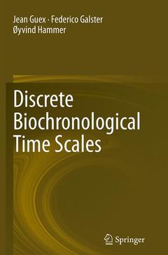 Couverture de l’ouvrage Discrete Biochronological Time Scales