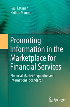 Cover of the book Promoting Information in the Marketplace for Financial Services