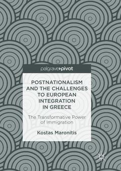 Cover of the book Postnationalism and the Challenges to European Integration in Greece