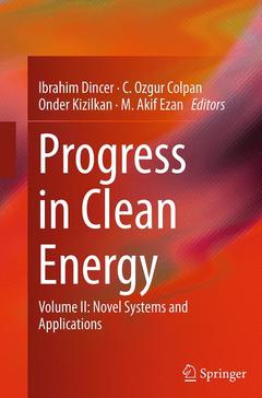 Couverture de l’ouvrage Progress in Clean Energy, Volume 2