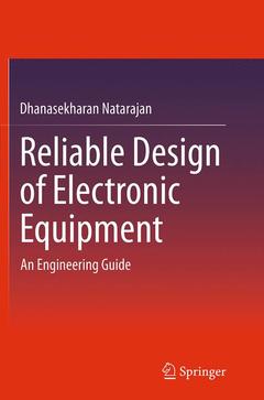 Couverture de l’ouvrage Reliable Design of Electronic Equipment