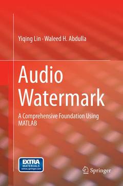 Couverture de l’ouvrage Audio Watermark