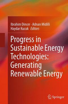 Couverture de l’ouvrage Progress in Sustainable Energy Technologies: Generating Renewable Energy