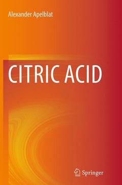 Couverture de l’ouvrage Citric Acid