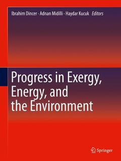Couverture de l’ouvrage Progress in Exergy, Energy, and the Environment