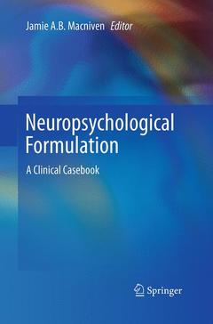 Couverture de l’ouvrage Neuropsychological Formulation
