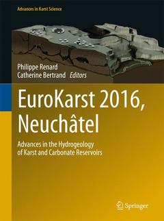Couverture de l’ouvrage EuroKarst 2016, Neuchâtel