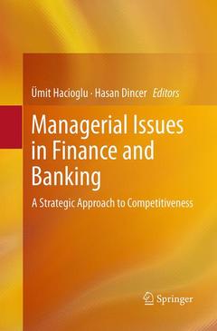 Cover of the book Managerial Issues in Finance and Banking