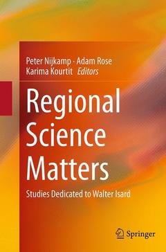 Couverture de l’ouvrage Regional Science Matters