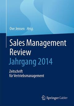 Couverture de l’ouvrage Sales Management Review – Jahrgang 2014