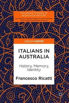 Couverture de l’ouvrage Italians in Australia