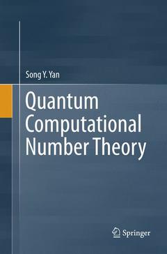 Cover of the book Quantum Computational Number Theory