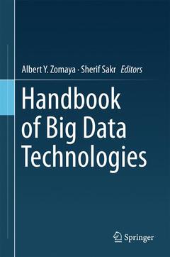 Couverture de l’ouvrage Handbook of Big Data Technologies