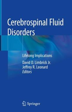 Couverture de l’ouvrage Cerebrospinal Fluid Disorders 