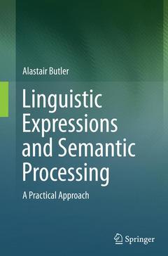Couverture de l’ouvrage Linguistic Expressions and Semantic Processing