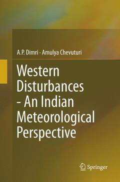 Couverture de l’ouvrage Western Disturbances - An Indian Meteorological Perspective
