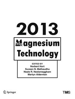 Couverture de l’ouvrage Magnesium Technology 2013