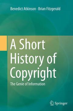 Couverture de l’ouvrage A Short History of Copyright