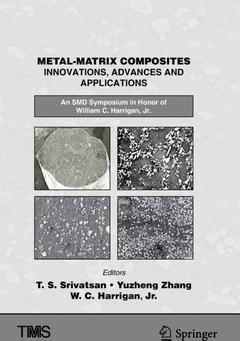 Couverture de l’ouvrage Metal-Matrix Composites Innovations, Advances and Applications