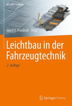 Couverture de l’ouvrage Leichtbau in der Fahrzeugtechnik