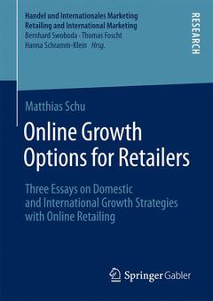 Couverture de l’ouvrage Online Growth Options for Retailers