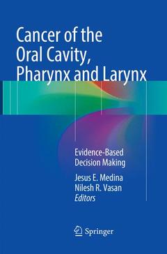 Couverture de l’ouvrage Cancer of the Oral Cavity, Pharynx and Larynx
