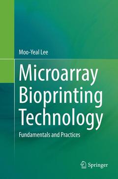 Couverture de l’ouvrage Microarray Bioprinting Technology