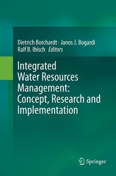 Couverture de l’ouvrage Integrated Water Resources Management: Concept, Research and Implementation