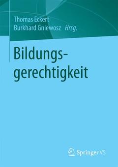 Couverture de l’ouvrage Bildungsgerechtigkeit