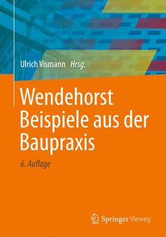 Couverture de l’ouvrage Wendehorst Beispiele aus der Baupraxis