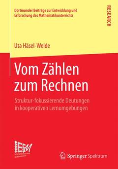 Couverture de l’ouvrage Vom Zählen zum Rechnen