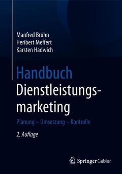 Couverture de l’ouvrage Handbuch Dienstleistungsmarketing