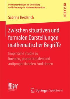Couverture de l’ouvrage Zwischen situativen und formalen Darstellungen mathematischer Begriffe