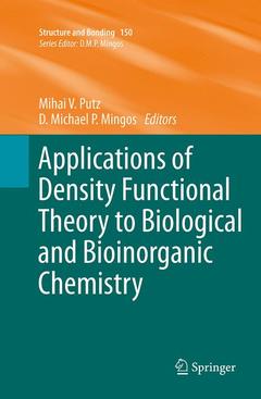 Couverture de l’ouvrage Applications of Density Functional Theory to Biological and Bioinorganic Chemistry