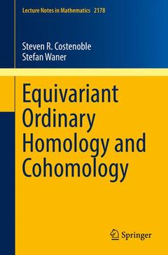 Couverture de l’ouvrage Equivariant Ordinary Homology and Cohomology