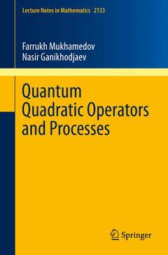 Cover of the book Quantum Quadratic Operators and Processes