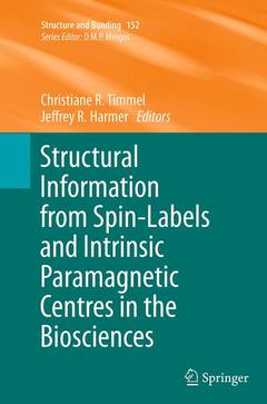 Couverture de l’ouvrage Structural Information from Spin-Labels and Intrinsic Paramagnetic Centres in the Biosciences