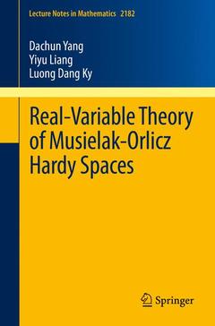 Couverture de l’ouvrage Real-Variable Theory of Musielak-Orlicz Hardy Spaces