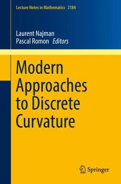 Couverture de l’ouvrage Modern Approaches to Discrete Curvature