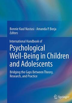 Cover of the book International Handbook of Psychological Well-Being in Children and Adolescents