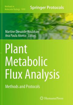 Couverture de l’ouvrage Plant Metabolic Flux Analysis
