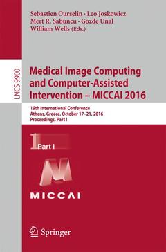 Cover of the book Medical Image Computing and Computer-Assisted Intervention - MICCAI 2016
