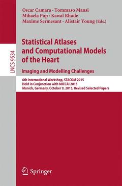 Couverture de l’ouvrage Statistical Atlases and Computational Models of the Heart. Imaging and Modelling Challenges