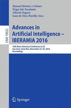 Couverture de l’ouvrage Advances in Artificial Intelligence - IBERAMIA 2016