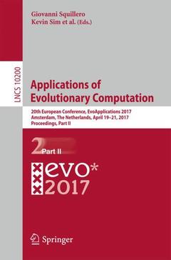 Couverture de l’ouvrage Applications of Evolutionary Computation