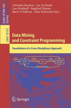 Cover of the book Data Mining and Constraint Programming